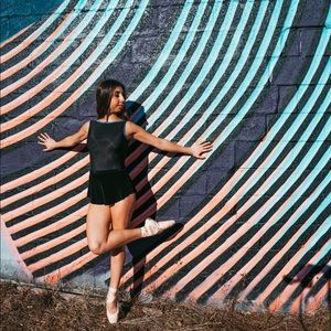 Black Yumi w/ purple velvet trim